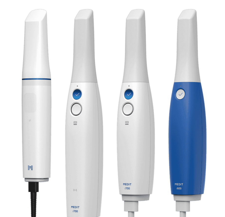 Medit i700 wireless & i700 & i600 & i500 Intraoral Scanners