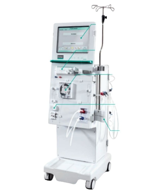 B. Braun Dialog+ is a haemodialysis system