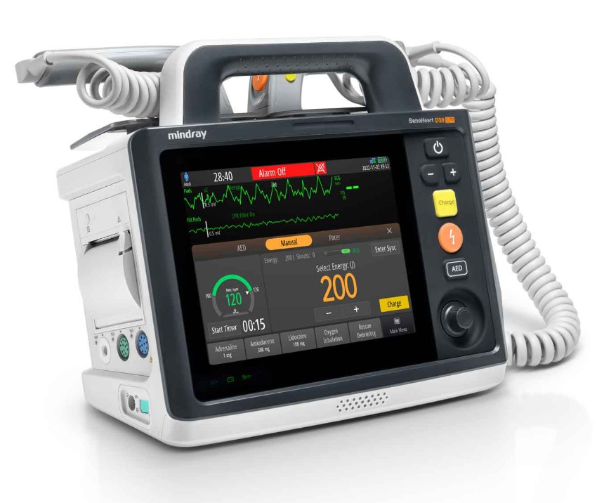 Mindray introduces BeneHeart D60 and D30 defibrillation solutions