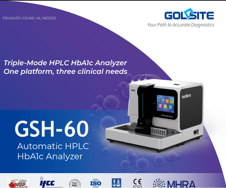 Goldsite GSH-60 Automatic HPLC HbA1c Analyzer| HPLC