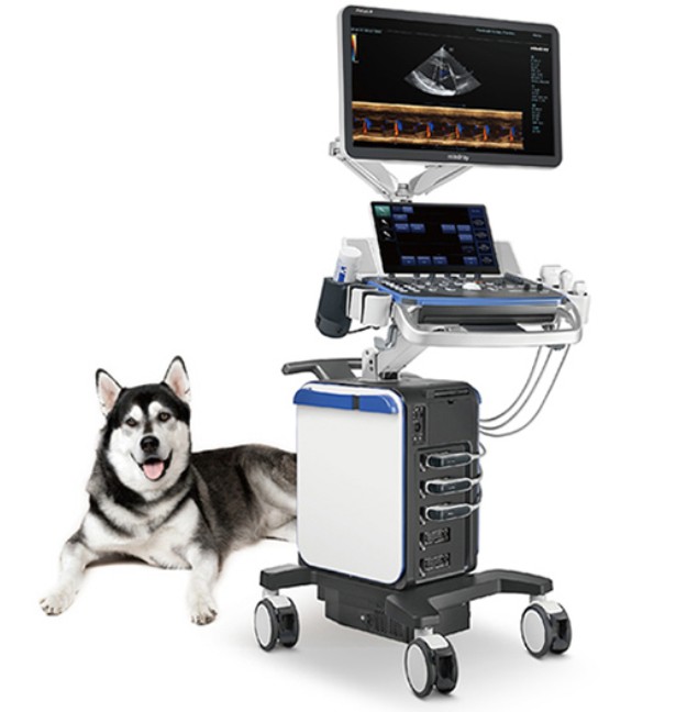 Mindray Vetus 8 Veterinary Trolley Color Doppler Ultrasound System