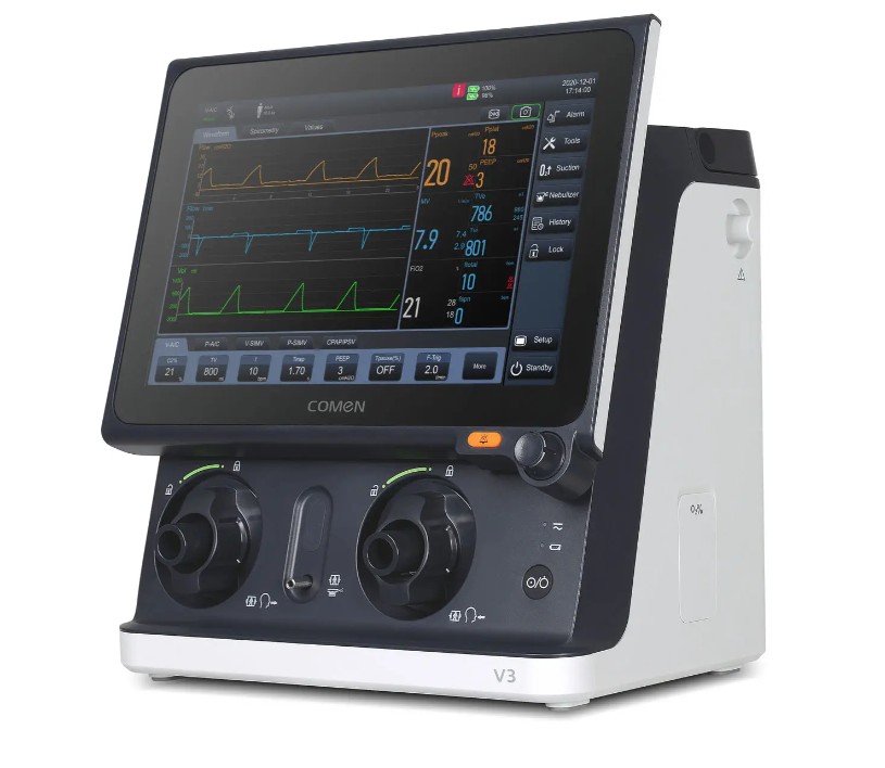 Original COMEN V3 Ventilator Turbine Driven Invasive Non-Invasive for ICU ER| China