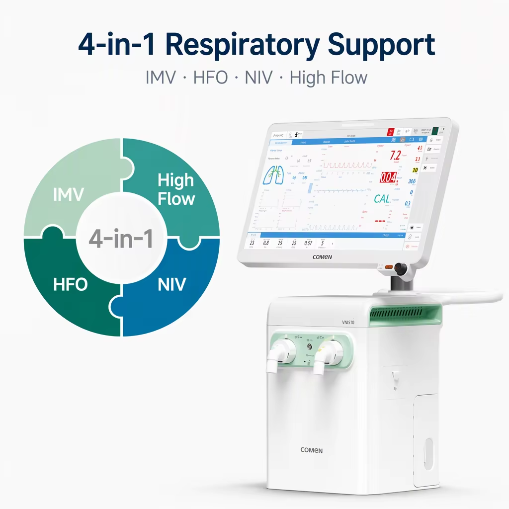 COMEN VN8 HFO / VN8S High-Frequency Oscillatory & ICU Ventilator