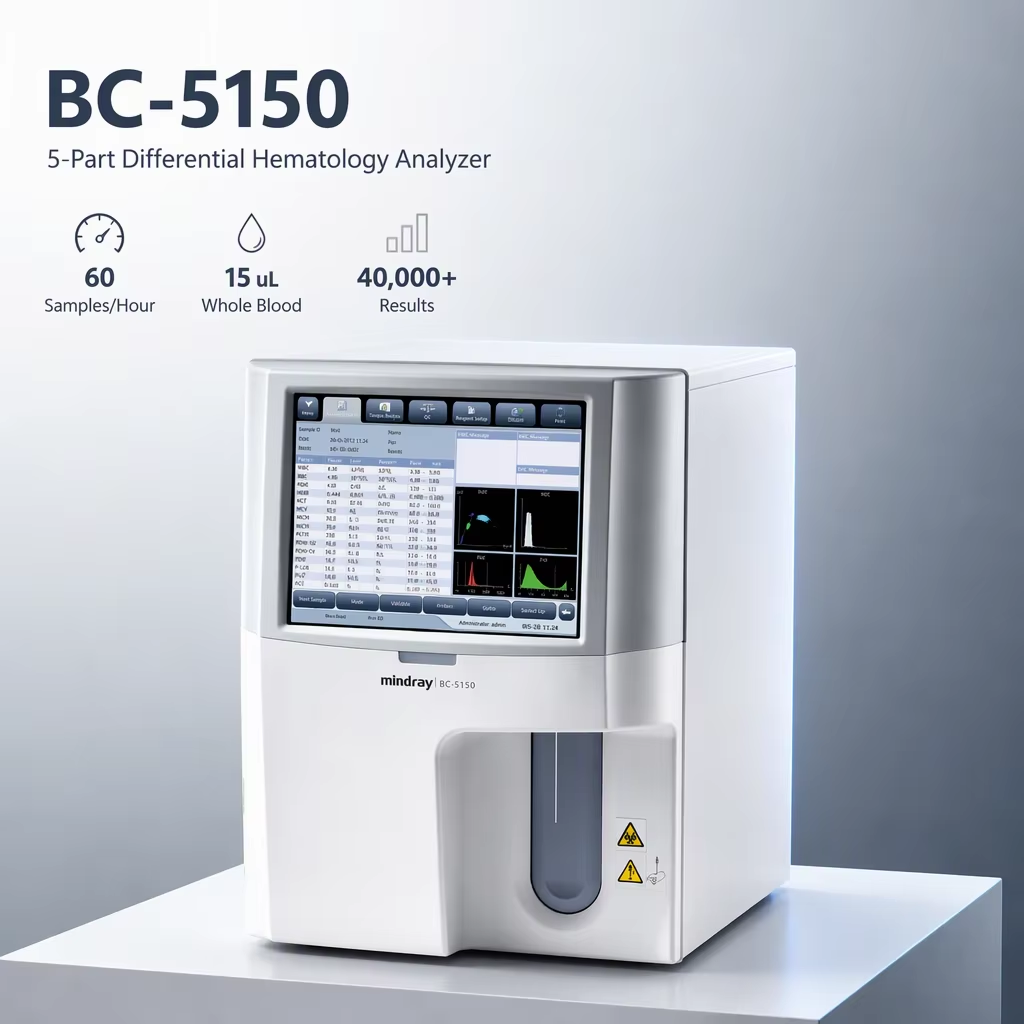 Mindray BC-5150 Auto 5-Part Differential Hematology Analyzer CBC Machine| PDF